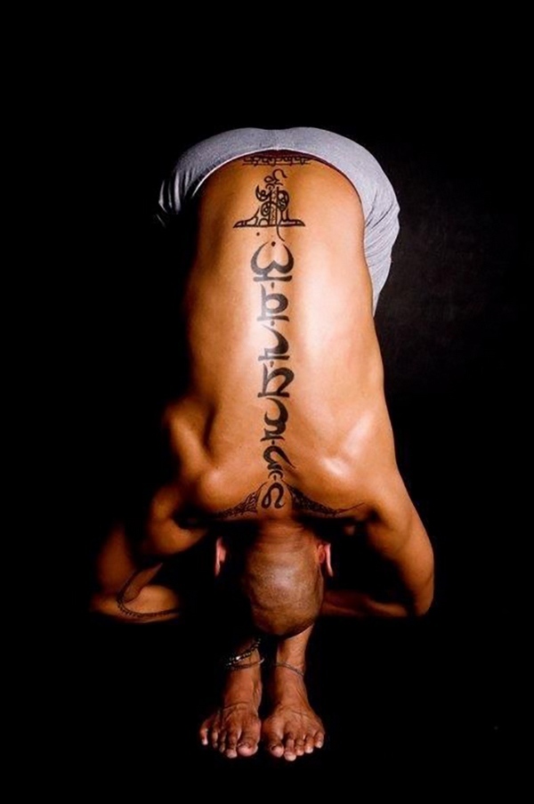spiritual tattoos chakra spine tattoo design