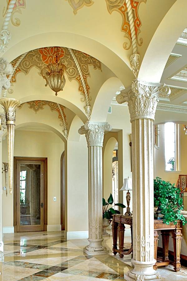 triple groin vault ceiling interior design ideas