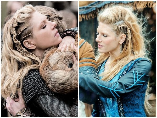 Lagerta side braids viking inspired hairstyles for women