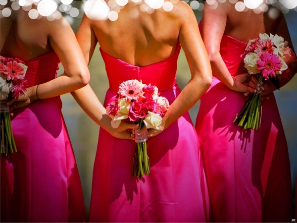 how to choose bridesmaid dresses short long color