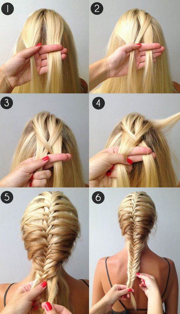 how to make a fishtail braid
