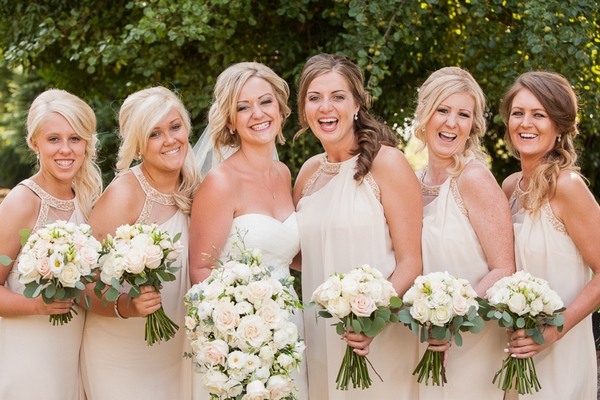 one color dresses for bridesmaids