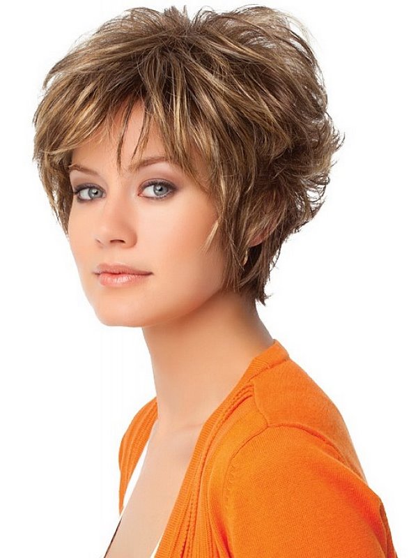 short haircuts with bangs for round faces