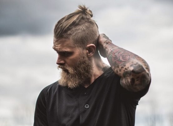 undercut-with-top-knot-hairstyle-for-men