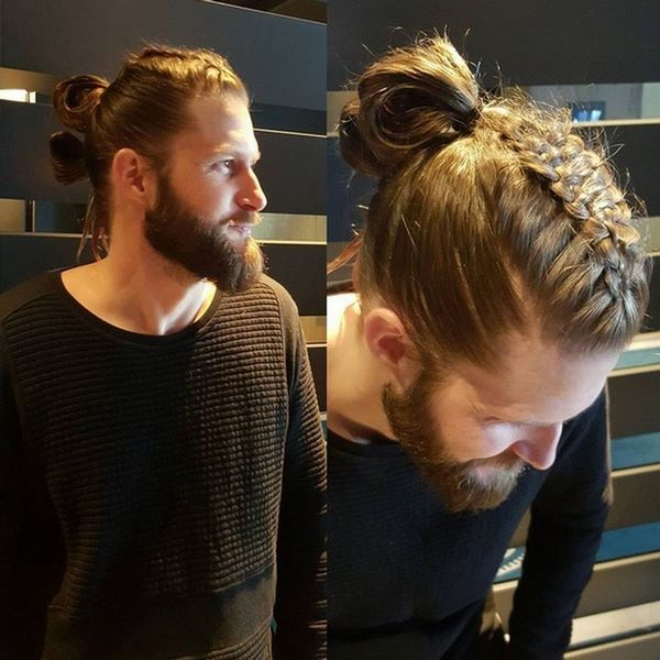 viking style braids for men