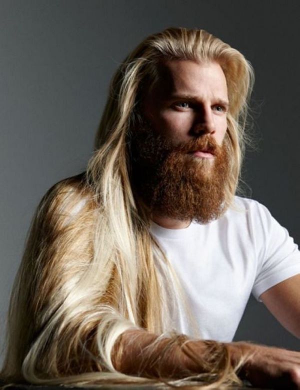viking style long hair ideas for men