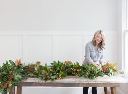 DIY-Christmas-garlands-from-evergreen-plants-homemade-decorations