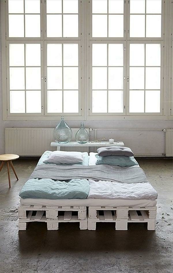 DIY pallet bed frame ideas bedroom furniture