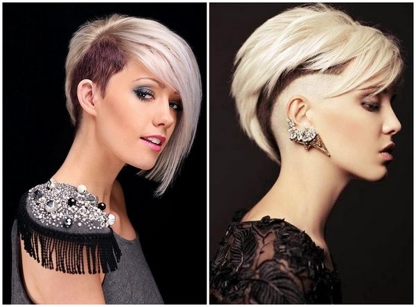 Shaved Asymmetrical Haircuts