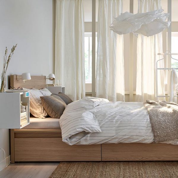 modern wooden beds with storage