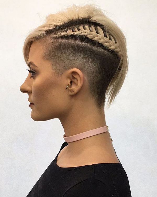 Shaved Sides Haircut Women's