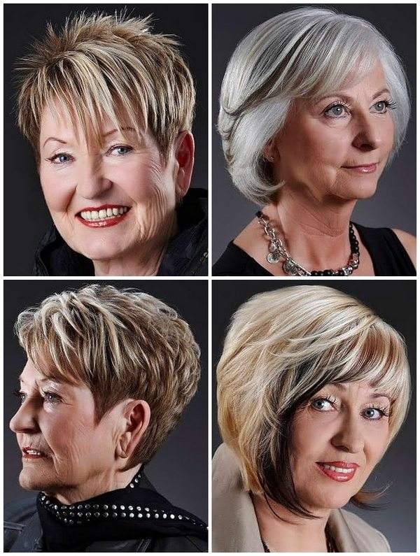 short haircuts for women after 50