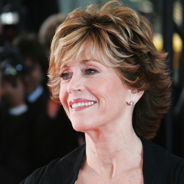 short hairstyles with bangs for older women