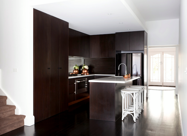 Espresso kitchen cabinets - trendy color for your kitchen ...