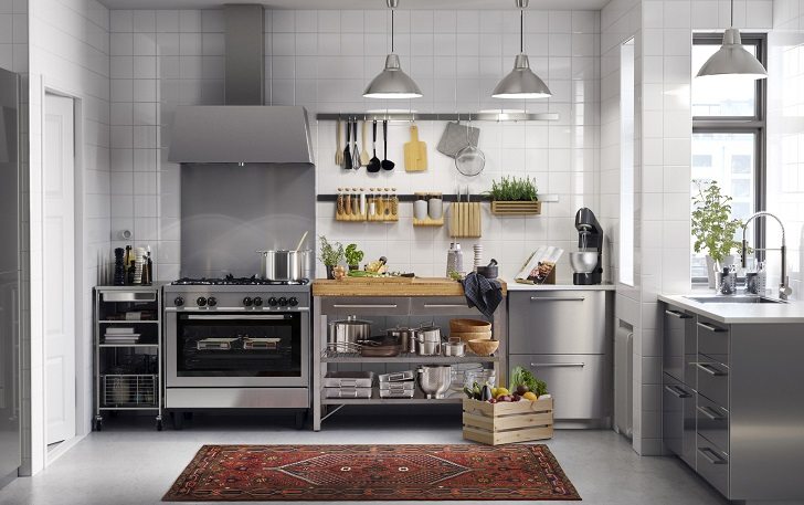 contemporary metal kitchen cabinets open shelves