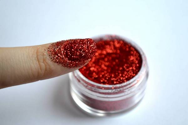 Glitter Powder Nail Designs