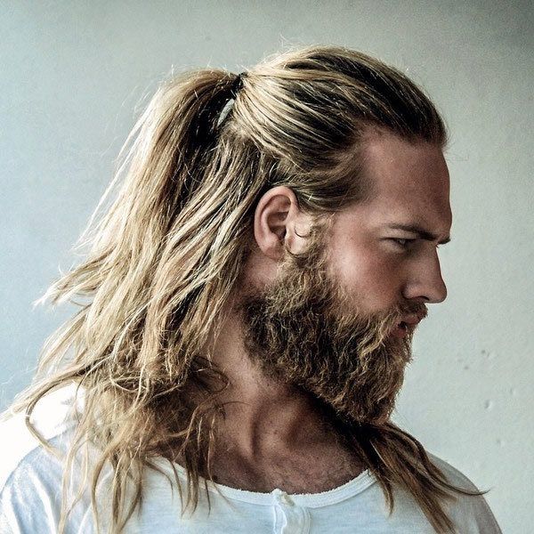 half up half down hairstyle ideas for men