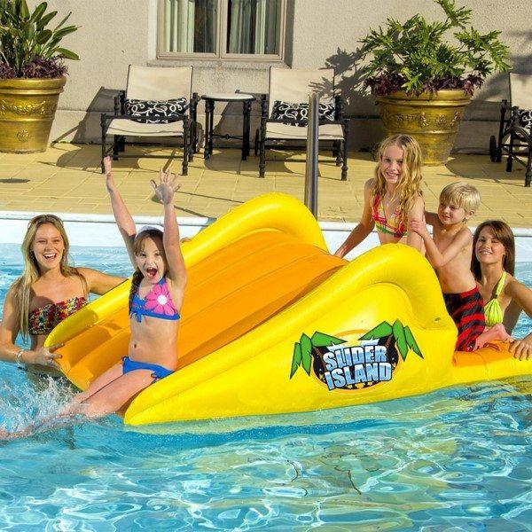 inflatable water slide for backyard pool