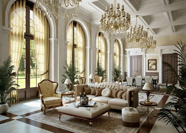mansion home interior design styles and furniture ideas