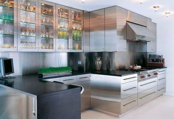 Metal Kitchen Cabinets Advantages And, Stainless Steel Kitchen Benefits