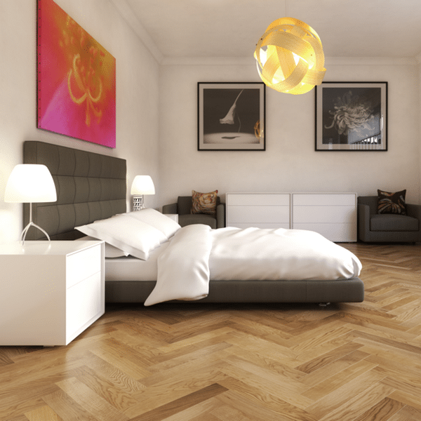 modern bedroom furniture parquet flooring ideas