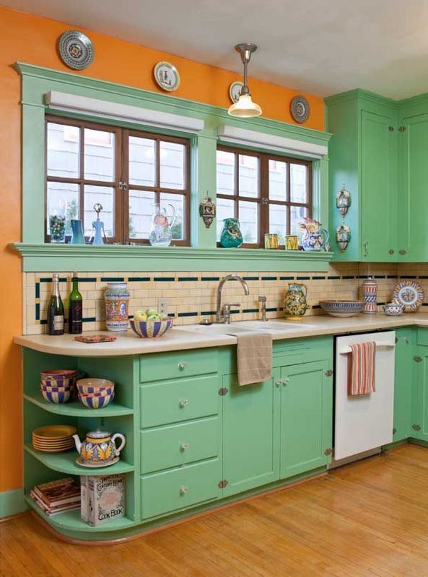 retro kitchen designs midcentury modern style