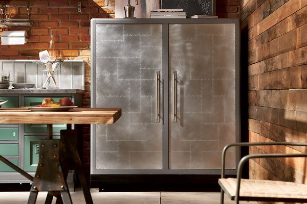 retro kitchen ideas industrial style cabinets