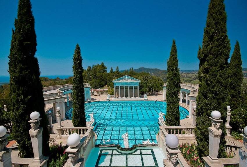 spectacular roman style pool design and decorating ideas