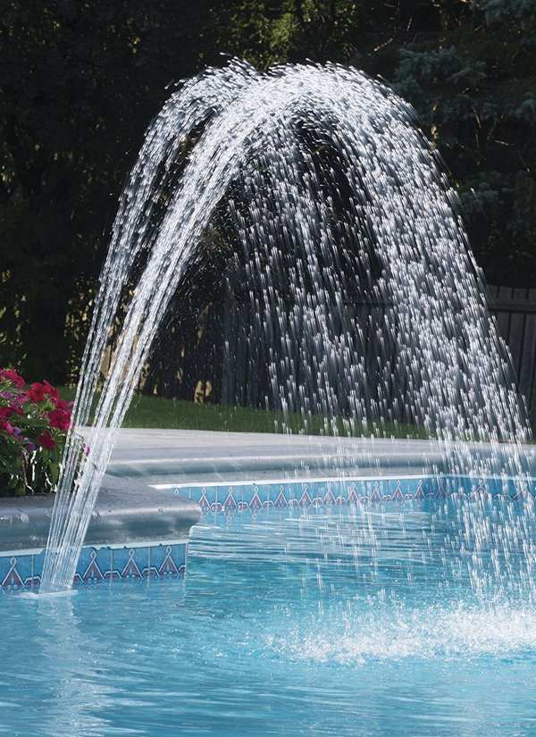 swimming pool fountains ideas backyard decorating