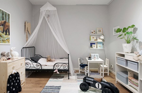 kids bedroom furniture idea canopy bed with metal frame