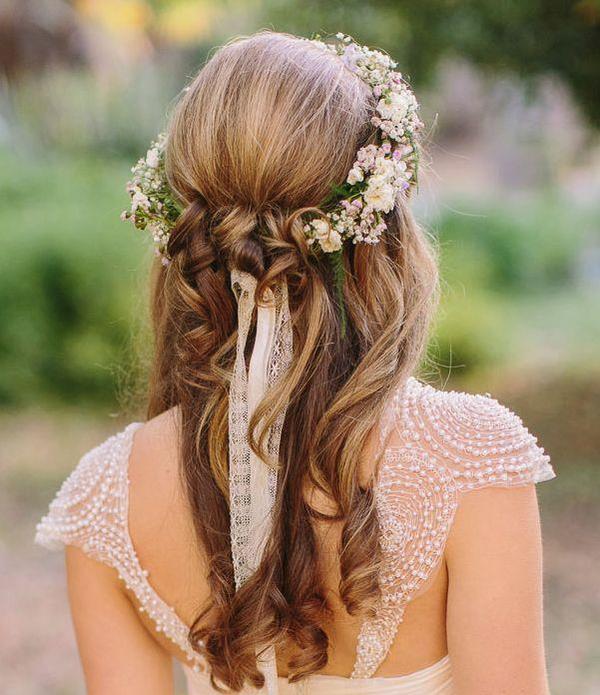 wedding hairstyles bride bridesmaids hairdos