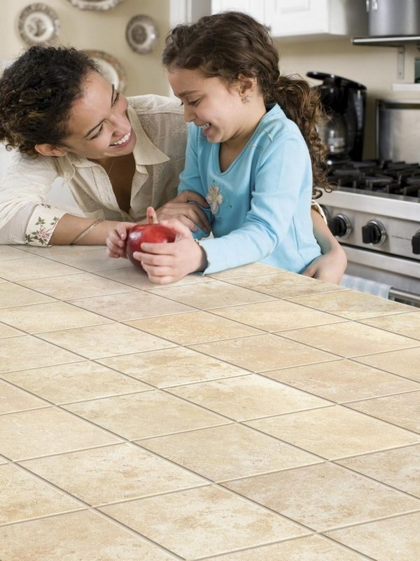 advantages and disadvantages of ceramic tile countertops