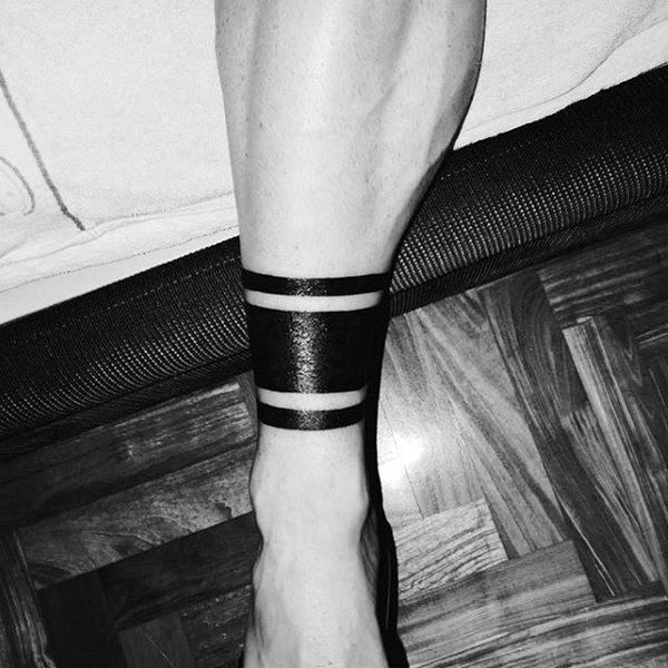 ankle band tattoos ideas for men