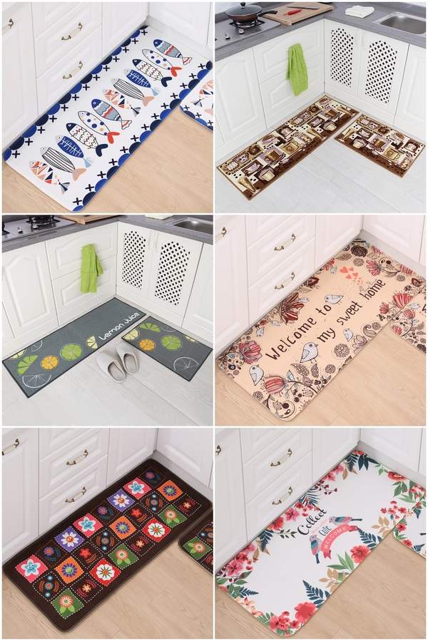fun cute mats for kitchens