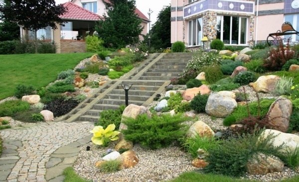 hill landscaping ideas backyard design ideas garden rocks