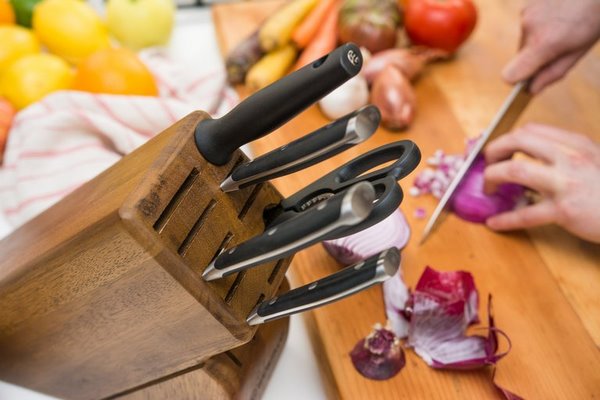 knife set and stand for domestic use kitchen equipment