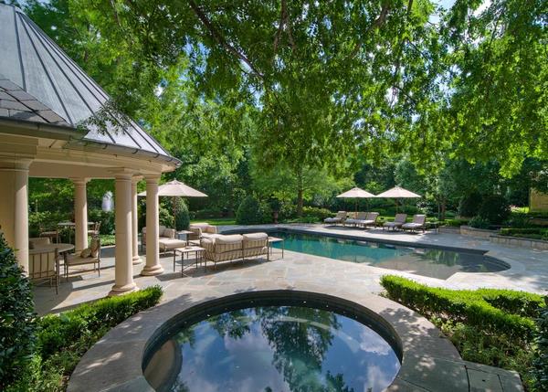 privacy backyard pool unique garden pools designs