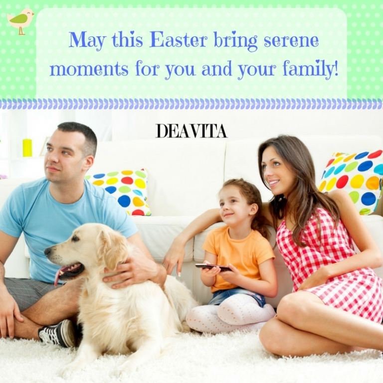 Easter wishes for family cards