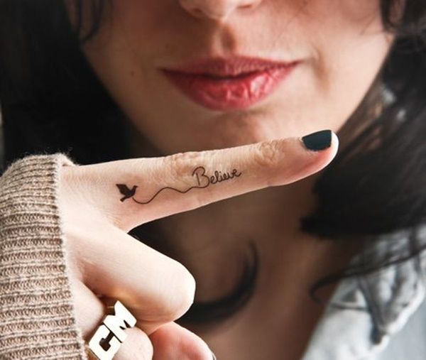 Finger tattoo design ideas for men and women
