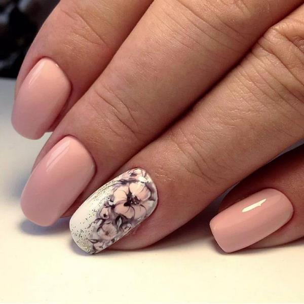 Spring gel nails ideas pastel color manicure