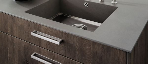 ceramic sink and kitchen countertop color options