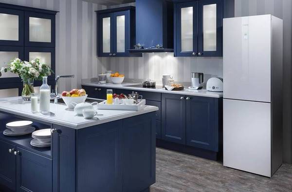 dark kitchen cabinets modern interiors white countertops