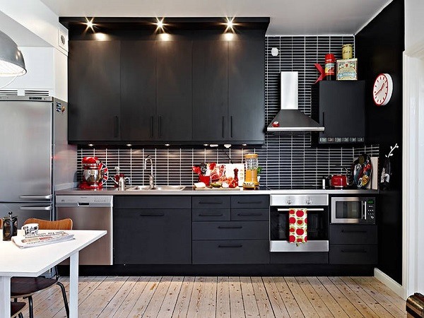 dark kitchen cabinets review color options and combinations