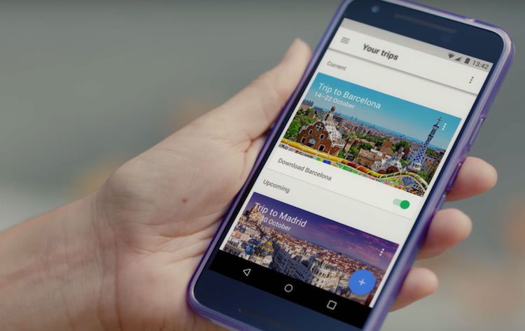find a cheap hotel google trips for android