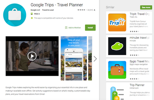 find a hotel and plan your vacation with google applications