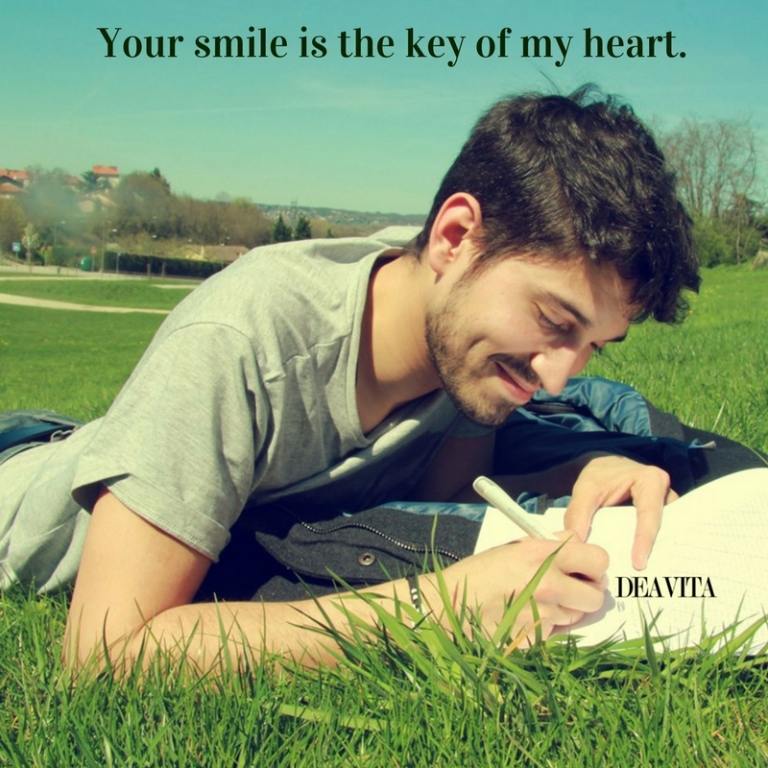 love quotes Your smile is the key
