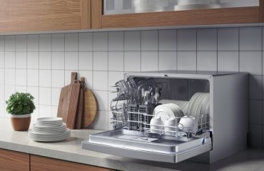 small-kitchen-design-equipment-ideas-compact-countertop-dishwasher