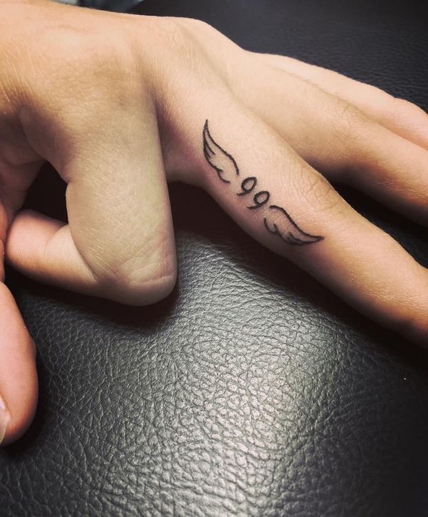 small tattoos on finger for men women and couples