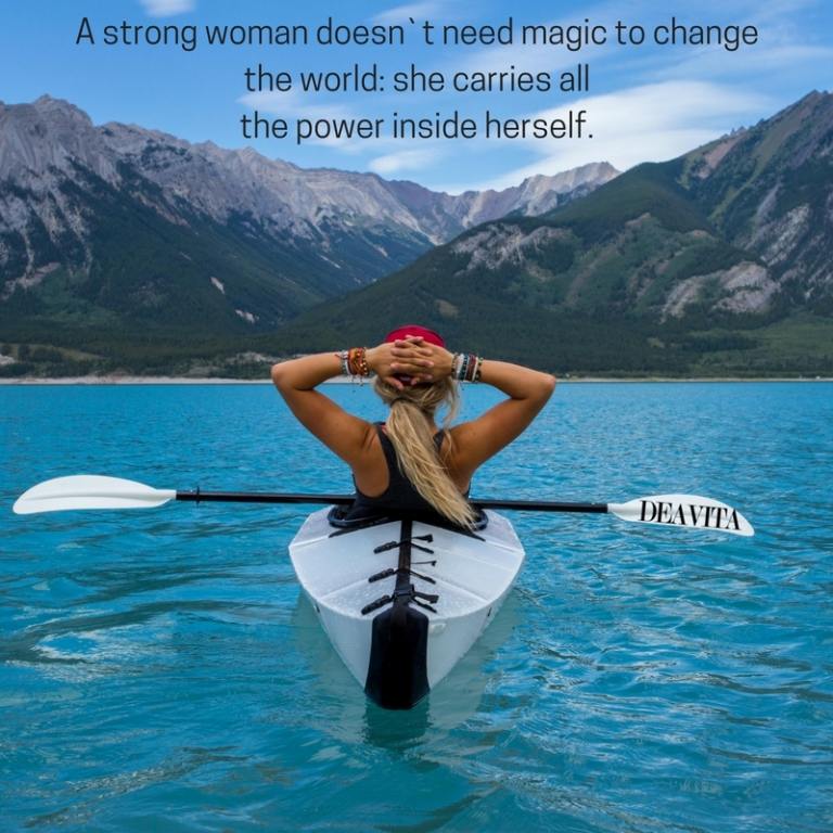 A strong woman doesnt need magic