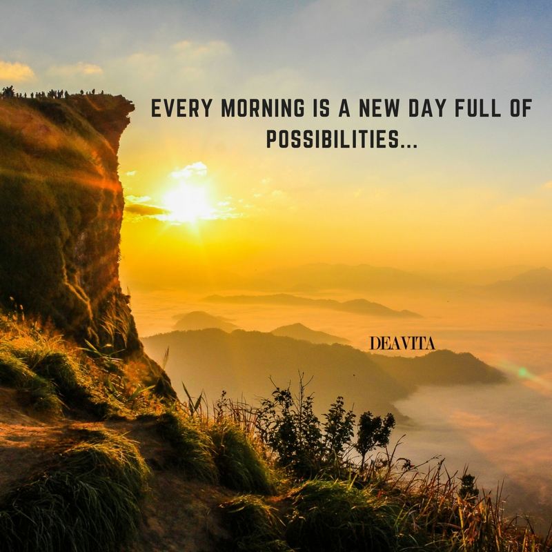 Every morning is a new day quotes and photos cards